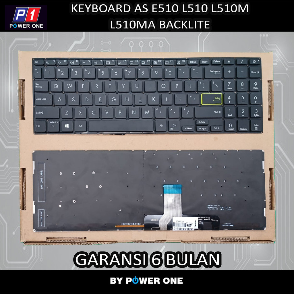 Keyboard Asus E510 L510 L510m L510ma Backlite