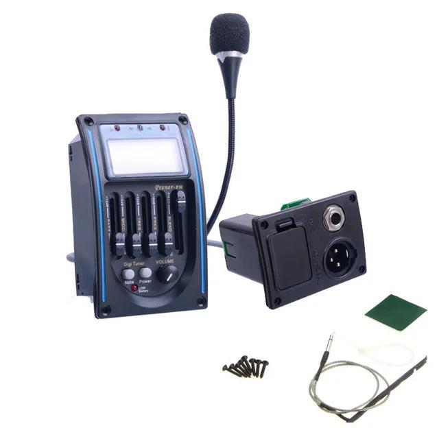 PREAMP GITAR EQ TUNER DENGAN MICROPHONE/EQUALIZER LC5+MIC