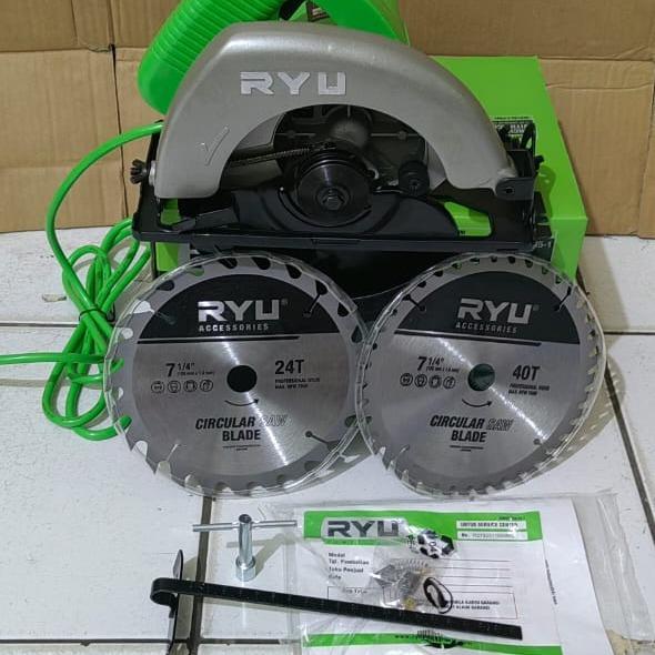 kencana RYU Mesin Belah Potong Kayu YUKIDO Sirkel AB-7CR Bergaransi Resmi MIKAYO Circular Saw Power