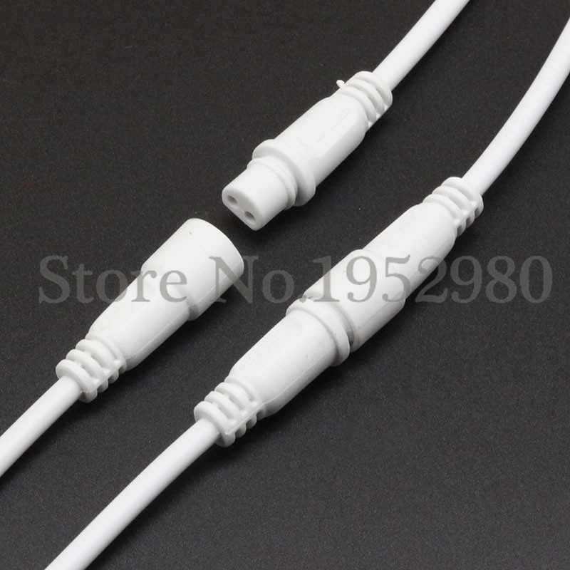 10PCS DC Extension Cable Female Male Plug 2 Pin for LED Power Plug