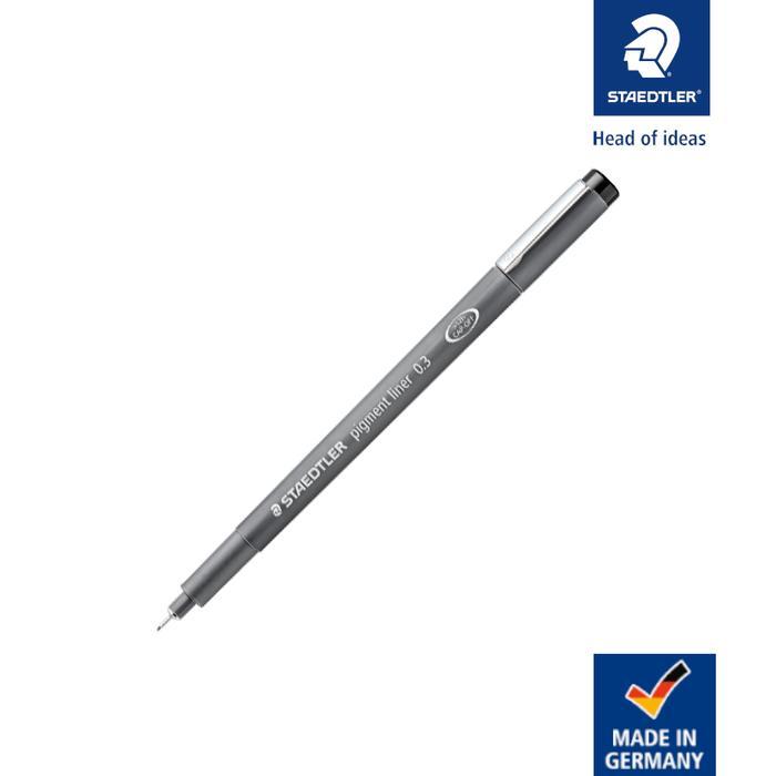 Terlaris Staedtler Fineliner Pigment Liner Black