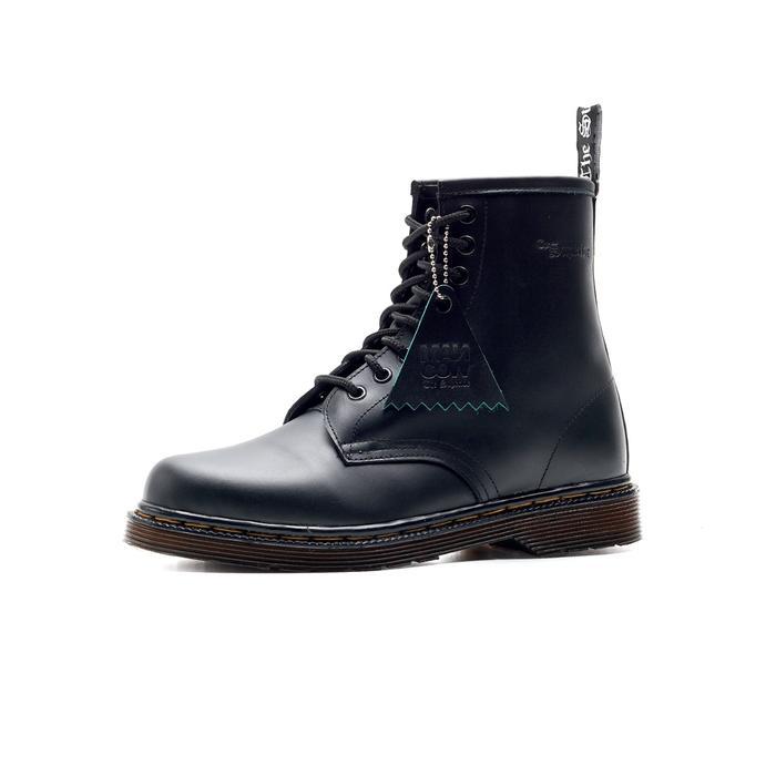 Mancow - High Boots Hitam - Sepatu Formal Pria Wanita - Original Kulit Asli