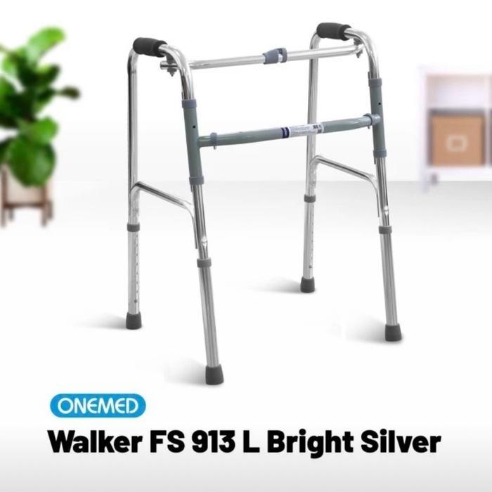 PROMO WALKER ONEMED FS 913 L / TONGKAT WALKER ALAT BANTU JALAN ONEMED / WALKER TANPA RODA