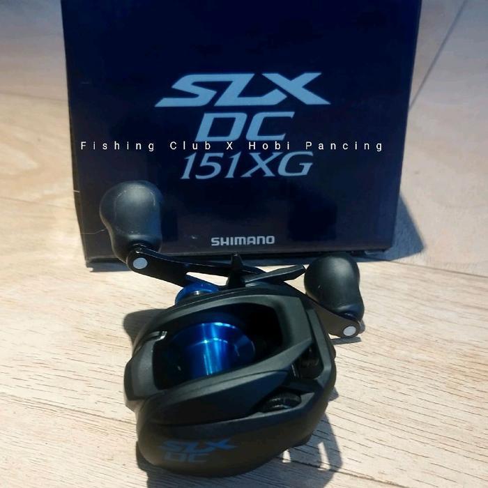 Reel BaitCasting Shimano SLX DC 151 XG 151 HG Casting Rawa, Digital Control, Sungai, kasting, Reel