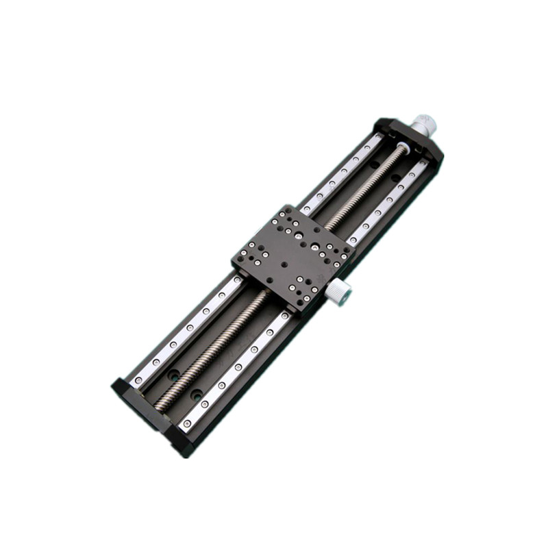 FLASH SALE    Large lead long stroke manual slide linear guide stainless steel T-screw can lock the 