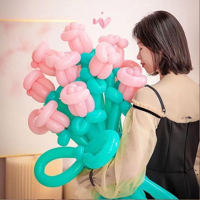 [Isi 100] Balon Twist Macaron Balon Panjang Balon Cacing Balon Pentil