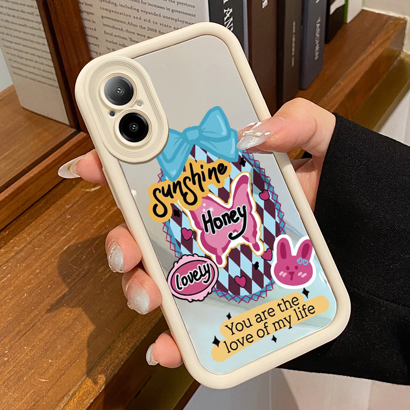 Casing Hp Untuk Realme C67 Realme 12 Lite Case HP Casing Bintang Lima pola keren Kesing Kasing cermi