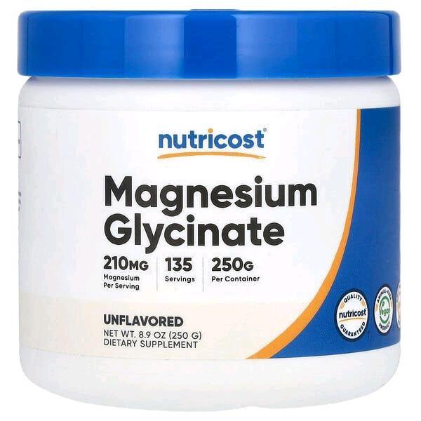 Nutricost Magnesium Glycinate Unflavored (250 g)