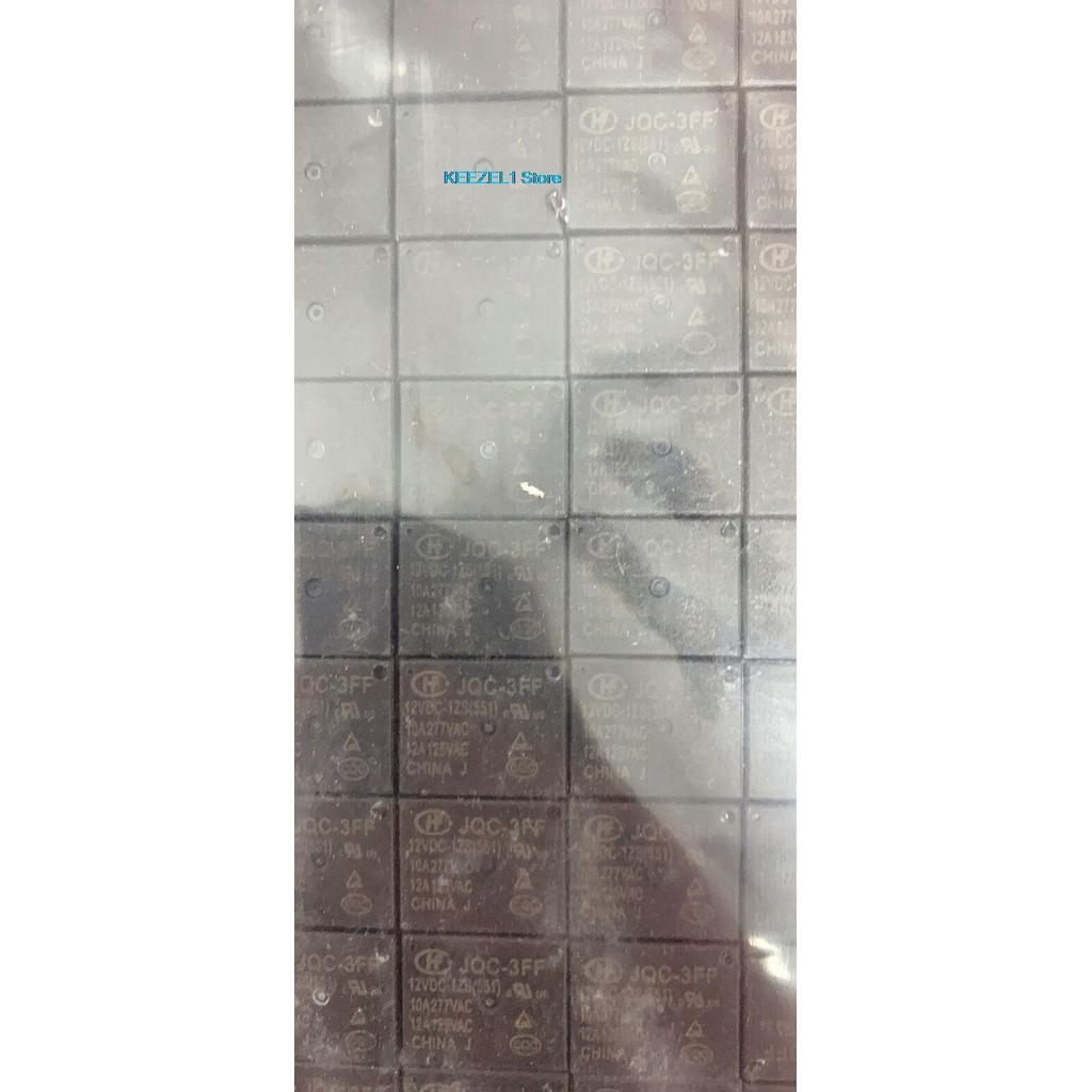 Relay JQC-3FF 12VDC-1ZS 5-pin     50PCS -1lot