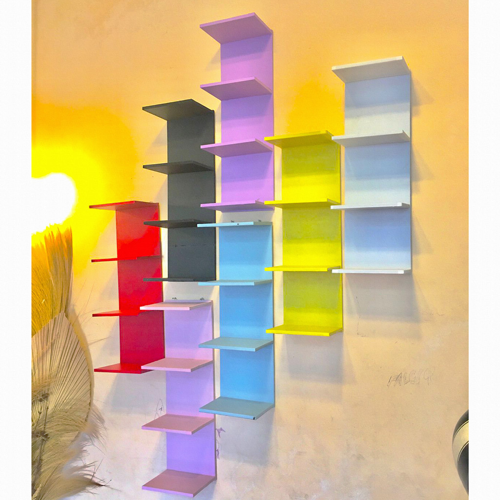 RAK SUSUN 4 RAK SUSUN SERBAGUNA RAK SUSUN KAYU RAK KAYU SUSUN AESTHETIC