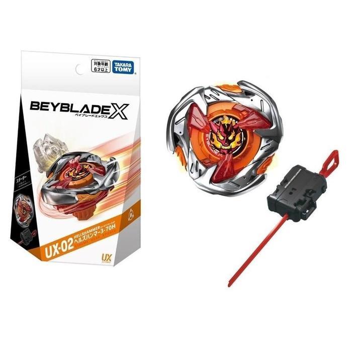 Beyblade X Beyblade X UX-02 Starter Hell's Hammer 3-70H Takara Tomy