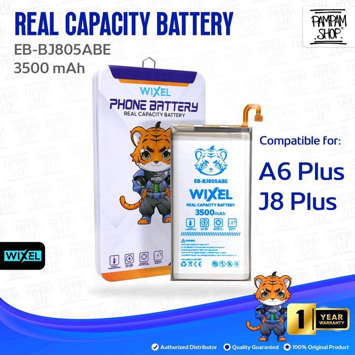 HEN WIXEL BATERAI EB-BJ805ABE COMPATIBLE FOR SAMS A6 PLUS A6+ A605 / J8 PLUS J8+ J805 DOUBLE POWER