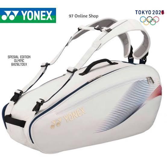 TERMURAH TERLARIS TERBARU TAS BADMINTON TENNIS PADEL YONEX TOKYO OLYMPIC 2020 WHITE 31WLTDEX CODE
