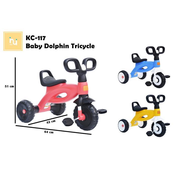 Sepeda Goes Anak Roda Ta Inui Baby Dolphin Tricycle KC-117