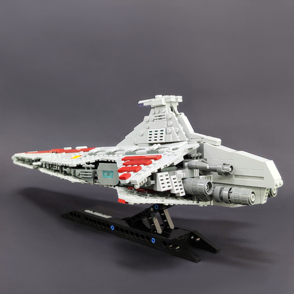 67106 JIESTAR High-tech Moc Venator Attack Cruiser Fighter Destroyer Brick Technical Model Building