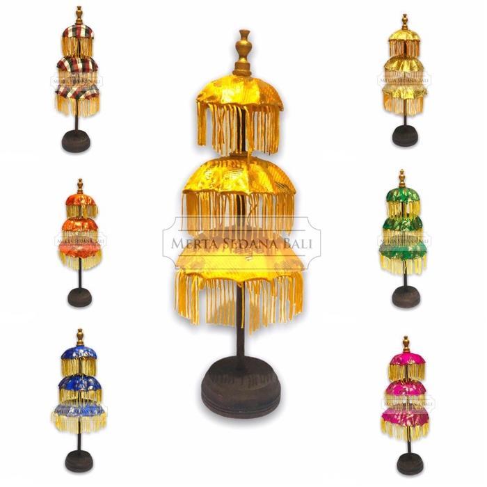 Payung Stand Mini Tingkat 3 / Tedung Dekorasi Hiasan Meja Tinggi 38Cm Terbaru