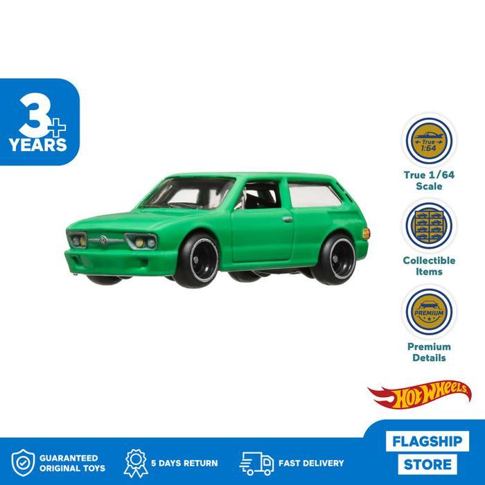 Hot Wheels Volkswagen Brasilia Green Car - Mainan Mobil Balap