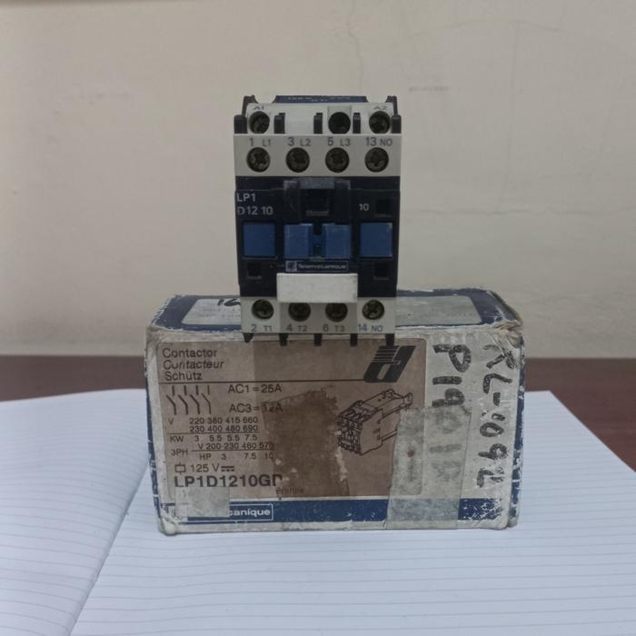 KONTAKTOR TELEMECANIQUE TYPE:LP1D1210GD COIL: 125VDC