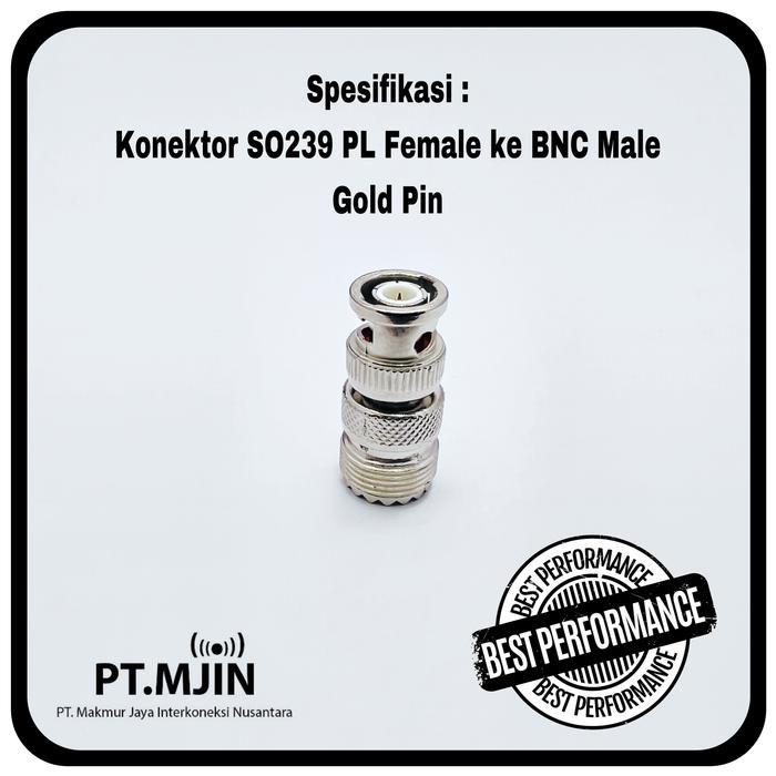 [] Konektor BNC HT/PL ke BNC/UHF ke BNC