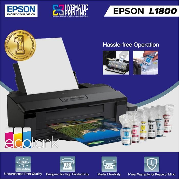 TERBARU PRINTER EPSON L1800 L-18050 L 18050 A3+ 6 COLOR Foto Photo GARANSI RESMI BISA GRAB