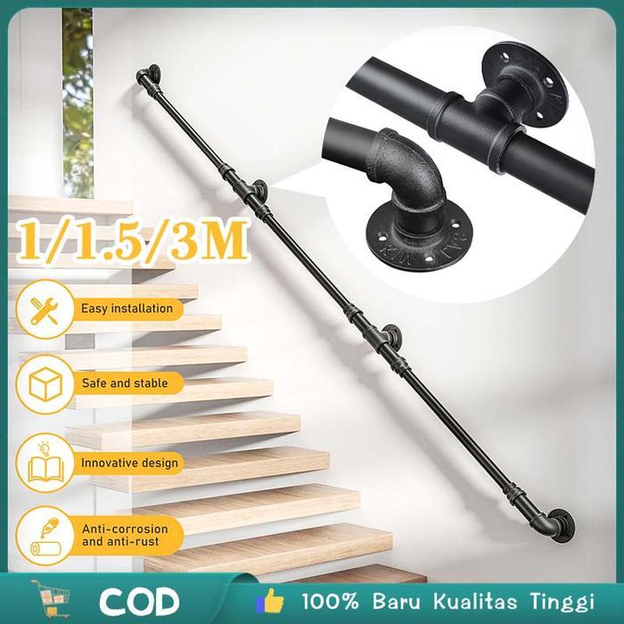 Relling Tangga Pegangan Railing Tangga Jagaan Tangga Pegangan Tangan Tangga