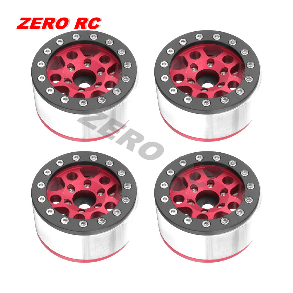 ALLOY NEW 1.55" Beadlock Wheel 5-Spoke For RC Crawler CAR MN D90 Tamiya UTB18 CAPRA WPL Pajero MST