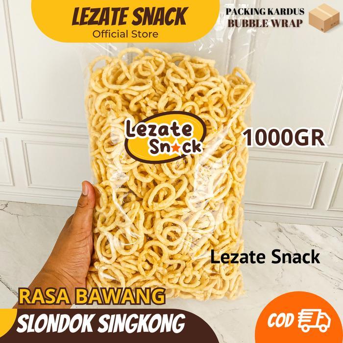 TERLARIS Slondok Bawang Jogja 1KG Kiloan Murah Renyah Enak / Slondok SIngkong Khas Magelang Lanting