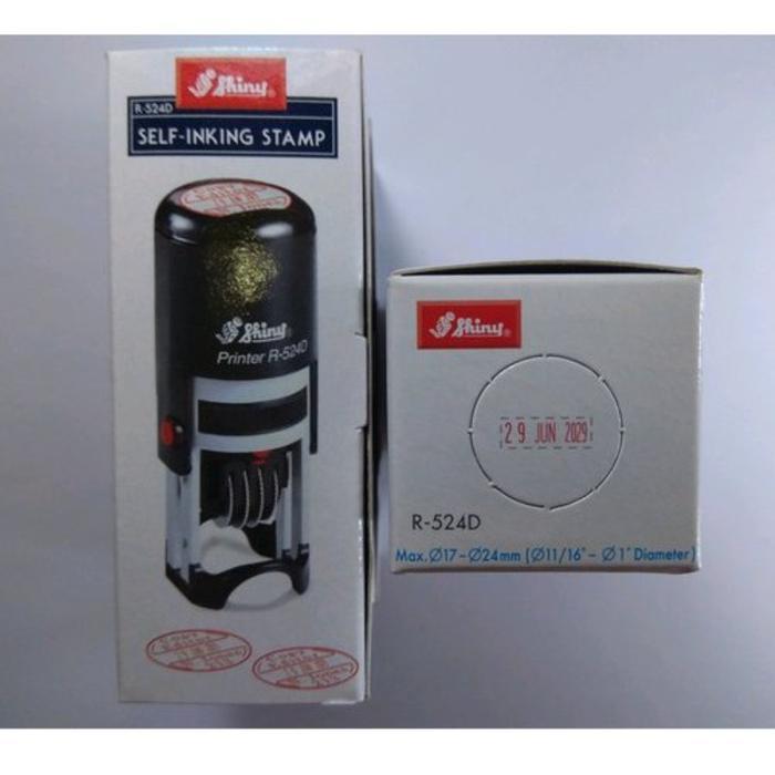 TERMURAH TERLARIS TERBARU STEMPEL TANGGAL KECIL MINI HANYA BODY R524D R-524D HAPPY SHOPPING