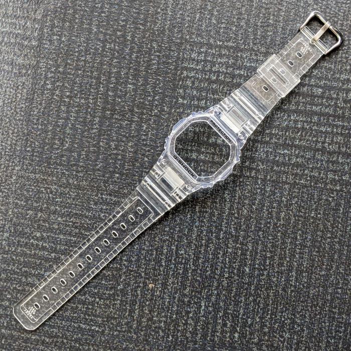 BEZEL STRAP BAND CASIO GSHOCK G SHOCK DW 5600 GWB5600 5030 JELLY CLEAR
