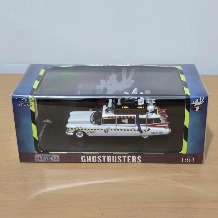MODEL 64 Ghostbusters Ecto 1A Diecast Koleksi Mobil Mainan Mini Scale 1/64 Hot Wheels Langka