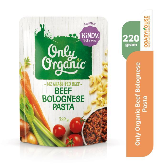 Only Organic Beef Bolognese Pasta Kindy 1-5 Years 220 g TERLARIS