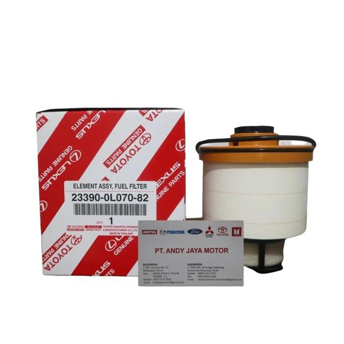```````] FUEL FILTER / FILTER SOLAR TOYOTA NEW INNOVA 2017 PN: 23390-0L070 -82