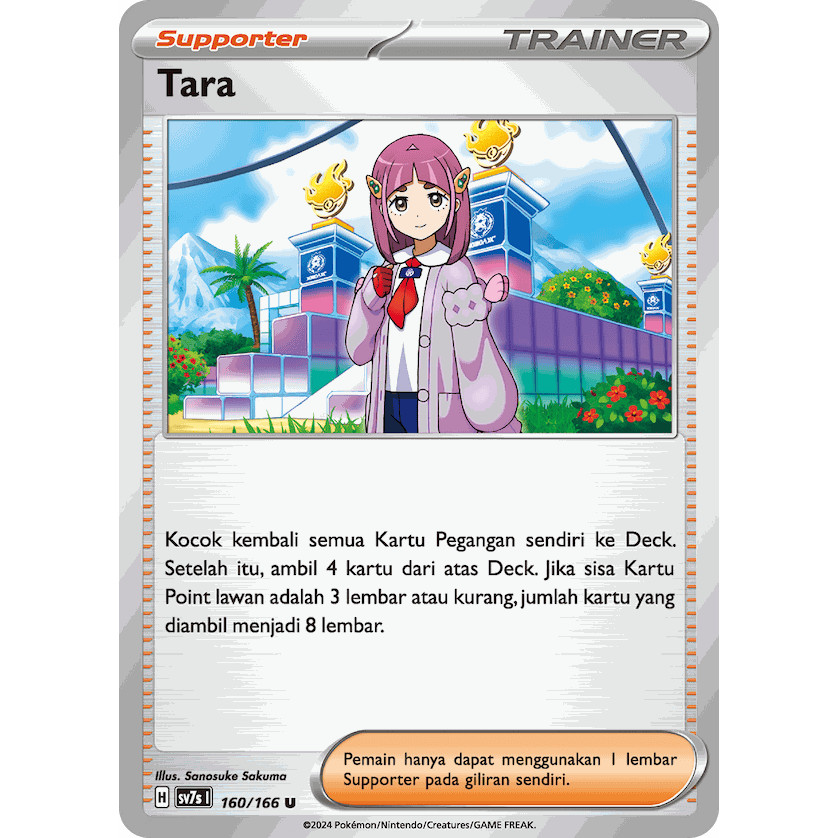 ID Tara 160/166 SV7s Bimbingan Rasi | Kartu Pokemon TCG