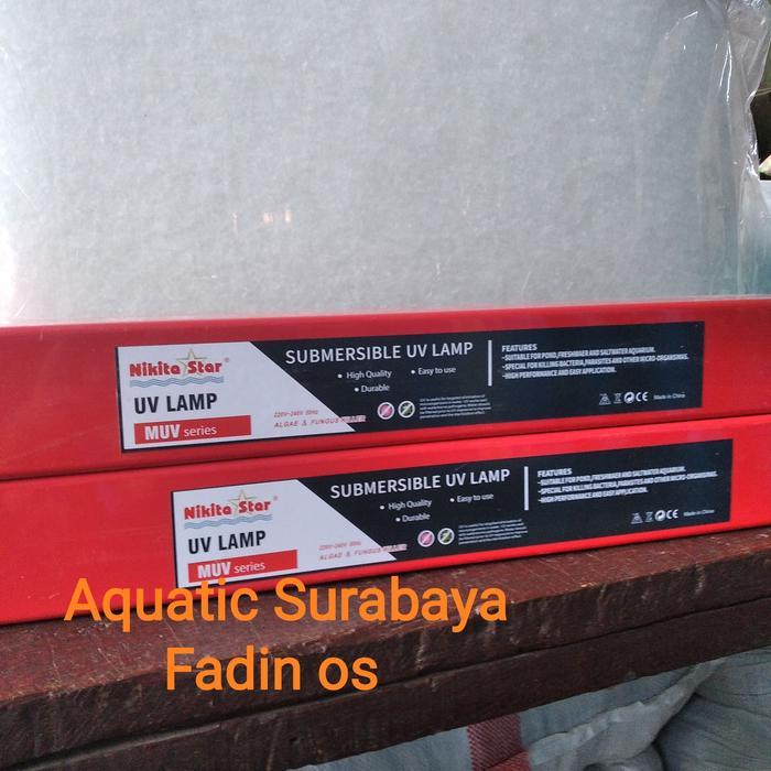 Lampu UV Celup Kolam Aquarium Nikita UV 24/36 Watt UV Kolam Koi