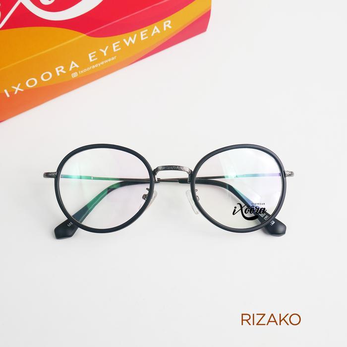 Terlaris Ixoora Rizako - Frame Kacamata Minus Photocromic Photochromic Anti Radiasi Pria Wanita