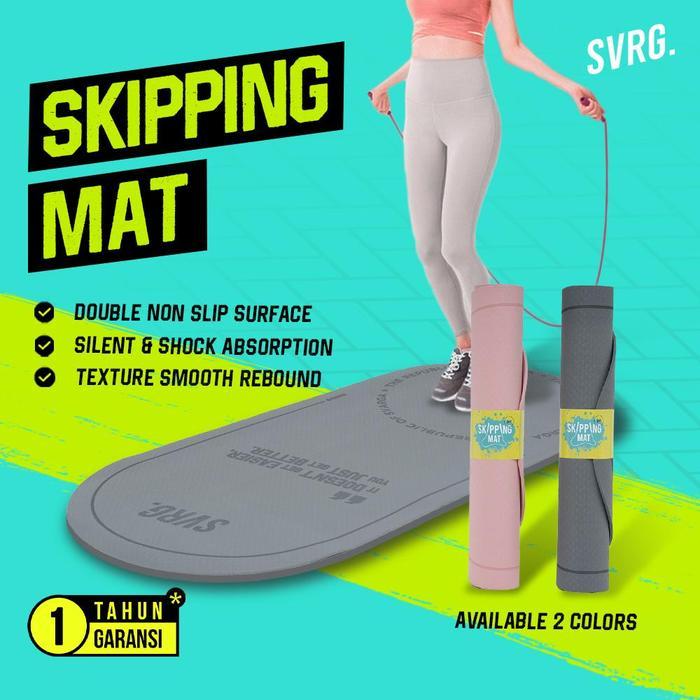 Nirvana Active - Skipping Mat 6 Mm - Jump Rope Mat - Matras Lompat Tali - Matras