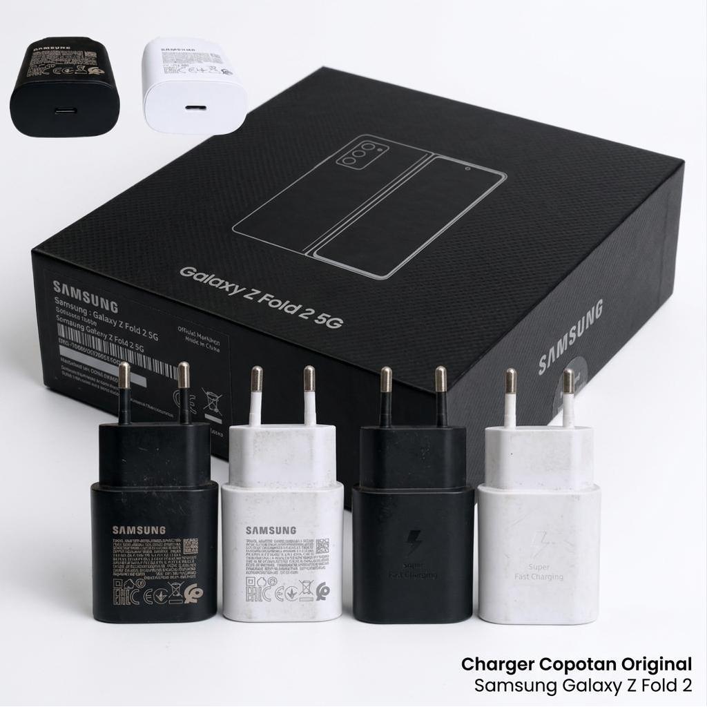Adaptor Cas Samsung EP-TA800 Ori Bekas Type C 25W PD PPS Galaxy Z Fold 2