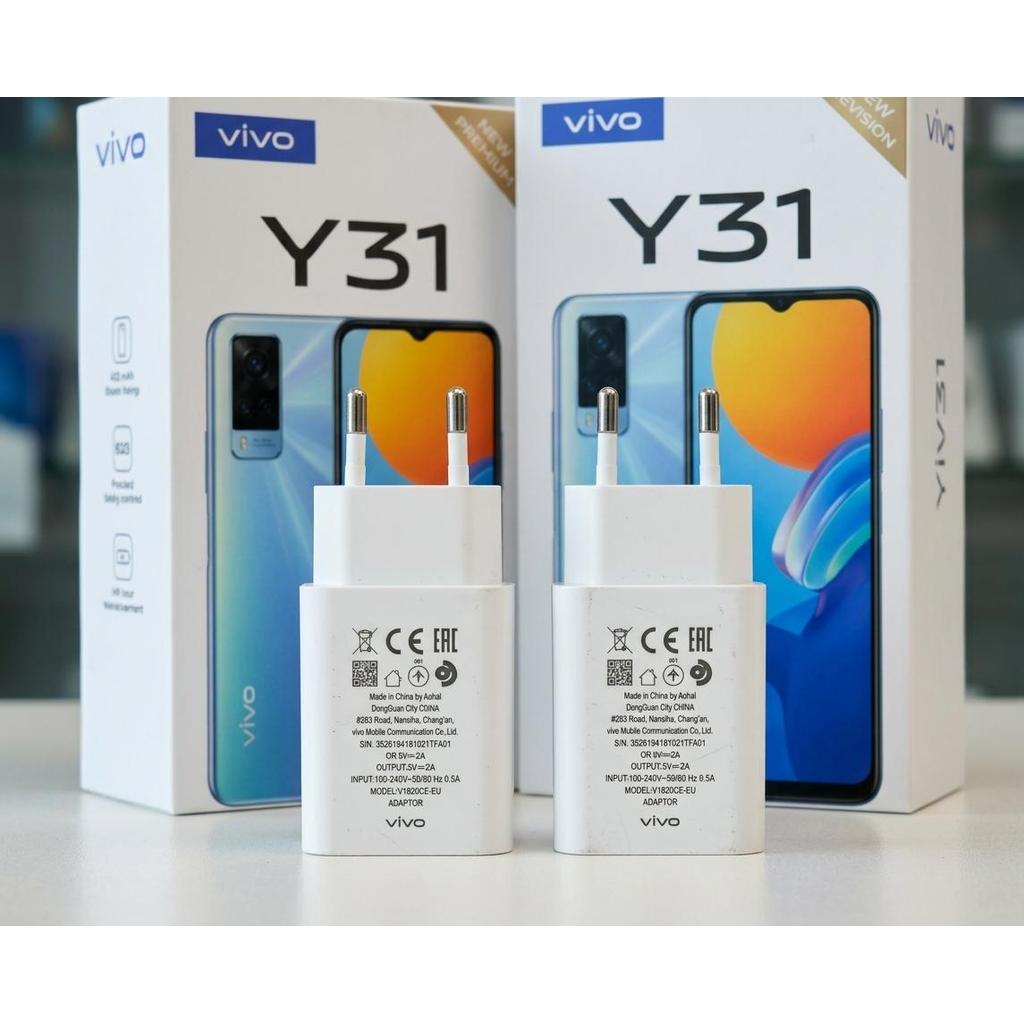 Batok Cas Vivo V1820C-EU Ori Bekas Fast Charging 18W 9V 2A Untuk Vivo Y31
