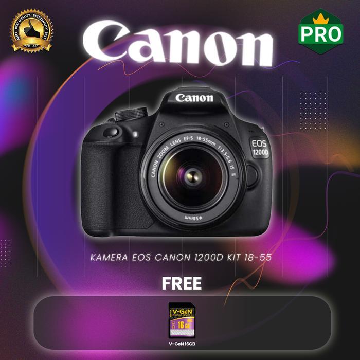 Kamera Eos Canon 1200D Kit 18-55 Terbaru 