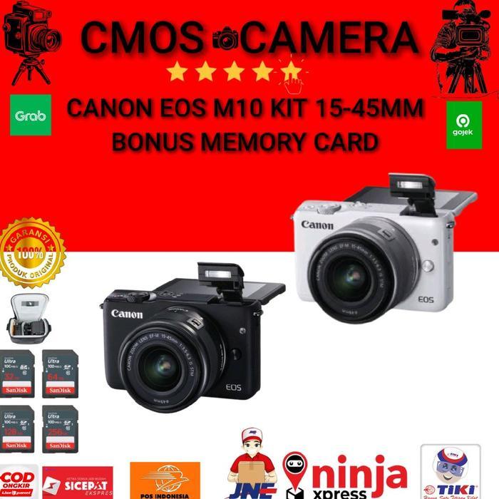 Camera Canon Eos M10 Kit 15-45Mm Terbaru 