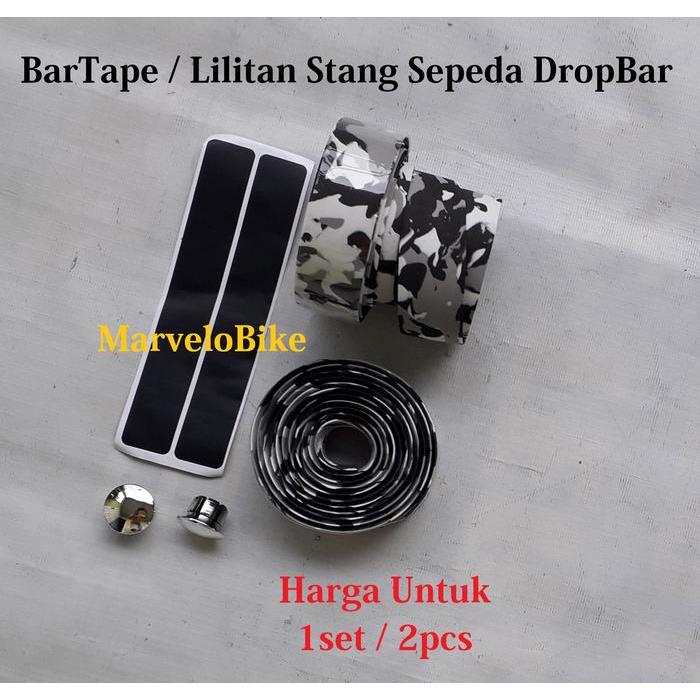 Promo Bar Tape Lilitan Stang Sepeda Balap Fixie Roadbike Carbon Terlaris