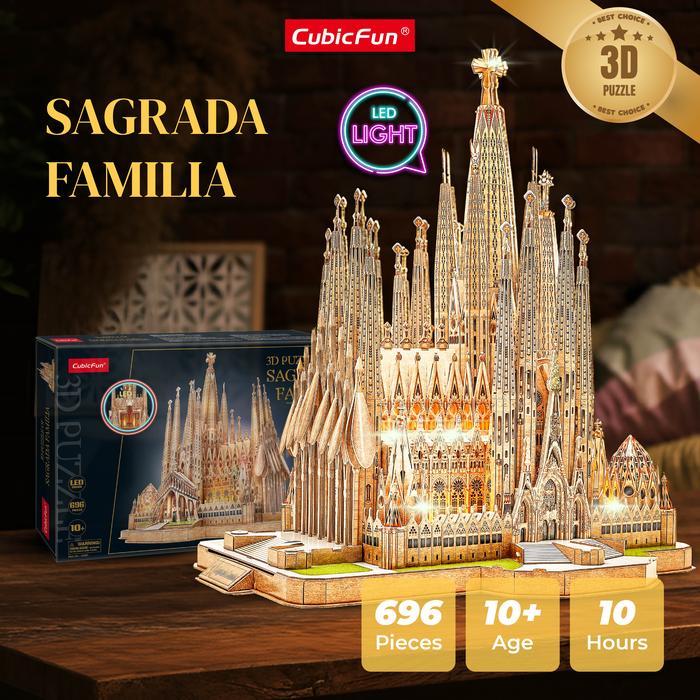 Cubicfun Sagrada Familia LED Master Collection - 3D Puzzle