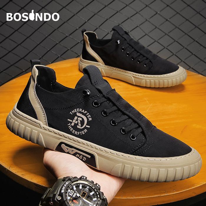 BOSINDO K15 Sepatu Kanvas Sepatu Sneakers Premium Sepatu Pria Keren Sepatu Fashion Terbaru Outdoor
