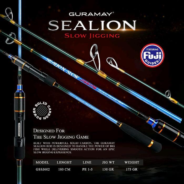 Terlaris Joran Pancing Guramay Sealion slow Jig 602