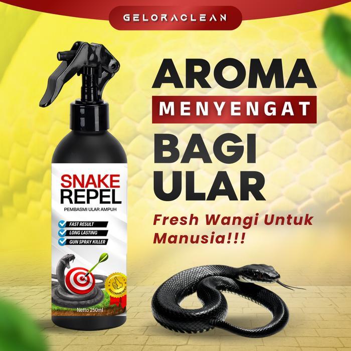 Ready Gelora Clean - SNAKE REPEL Racun Pembasmi Ular Pengusir Ular Aman Tanpa Kimia Cairan Anti Ular