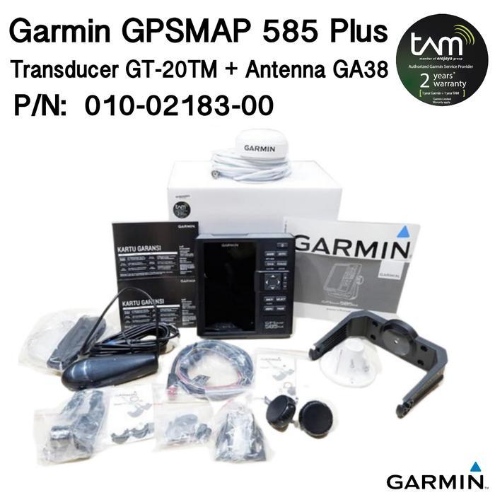 Garmin GPSMAP 585 Plus GT-20TM - GPS Fish Finder with Transducer GT-20TM