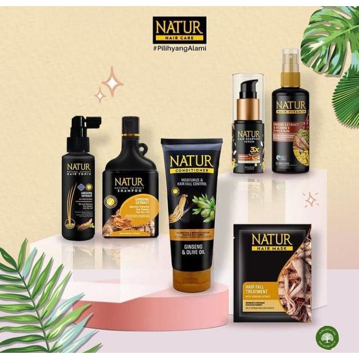 Natur Hair Vitamin Ginseng 80 Ml - Vitamin Untuk Rambut Rontok Vitamin Rambut Rontok Dan Kering