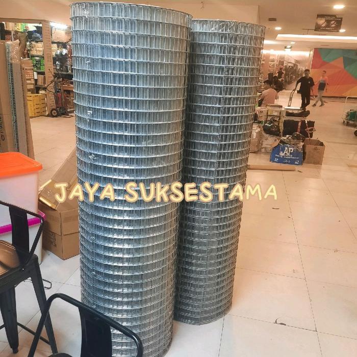 new Kawat Galvanis 5cm x 5cm x 3mm Kawat Loket Kawat Ayam Kawat Mesh Galvanis Lubang 50mm Tebal 3mm