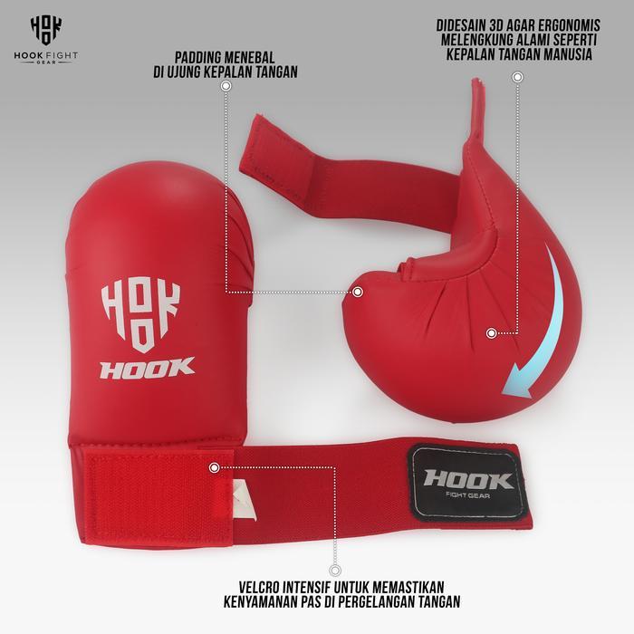 Sarung Tangan Karate Hook Hand Protector Karate Hand Protector Karate Pelindung Tangan Karate Glove