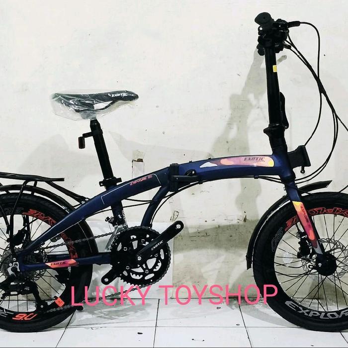 Sepeda lipat exotic EXPLORE 9.0 Rem hydraulic